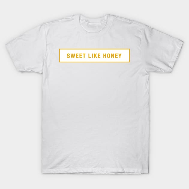 Sweet Like Honey Sticker T-Shirt by aterkaderk